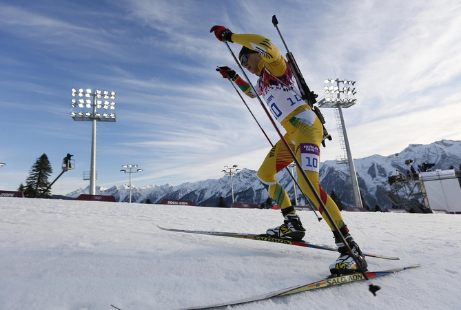 Pasaulio kariškių čempionate biatlonininkas T. Kaukėnas – 16-as