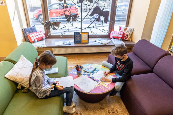 A. Mickevičiaus biblioteka Ukrainos vaikus kviečia į knygų ir poilsio erdvę