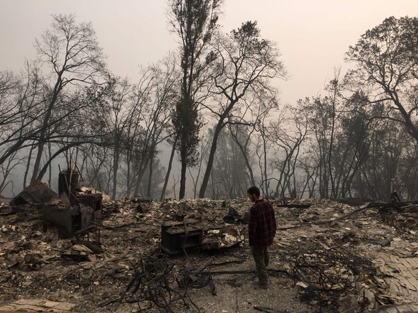 Dėl miškų gaisrų Kalifornijoje San Franciskas skendi smoge