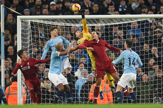 Kova dėl „Premier“ lygos titulo – „Manchester City“ nukovė lyderį „Liverpool“