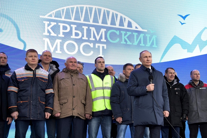 ES pasmerkė Rusijos geležinkelio tilto į Krymą atidarymą
