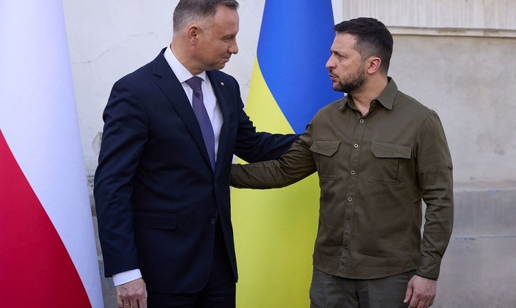 Andrzejus Duda ir Volodymyras Zelenskis