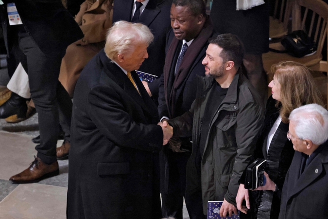 Donaldas Trumpas ir Volodymyras Zelenskis