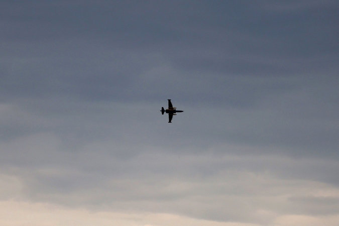 Azovo jūroje sudužus reaktyviniam lėktuvui žuvo Rusijos kariuomenės pilotas 