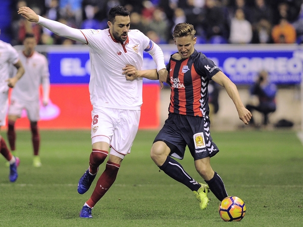„Primera" lyga: lyderius besivejanti „Sevilla“ paslydo