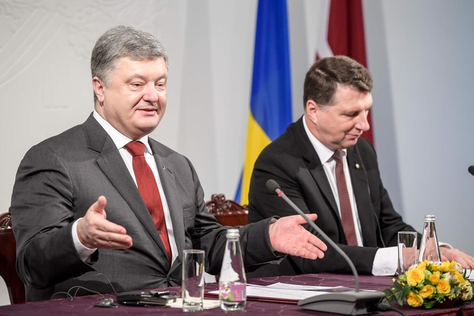Petro Porošenka ir Raimondas Vėjuonis