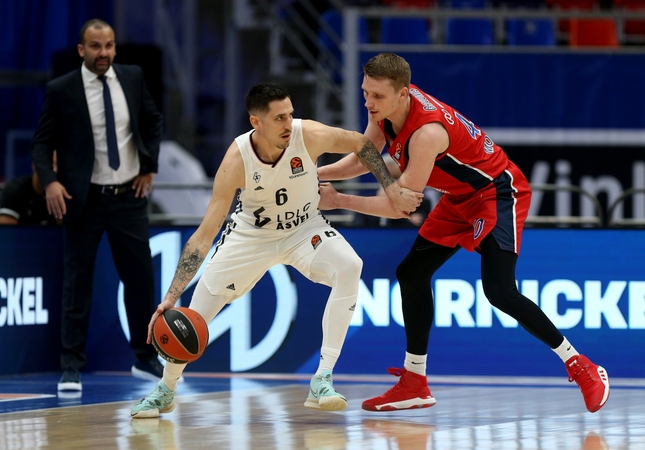 Sezono rungtynes vėl sužaidęs M. Grigonis padėjo nukalti CSKA pergalę