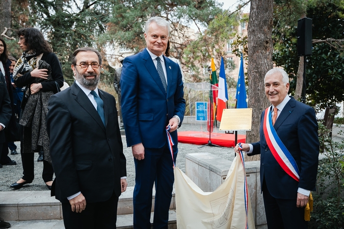 Paryžiuje atidengta atminimo lenta skulptoriui iš Lietuvos J. Lipchitzui