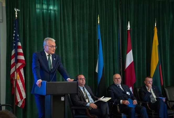 G. Nausėda: JAV ir Lietuvos bendradarbiavimo augimo potencialas yra didžiulis