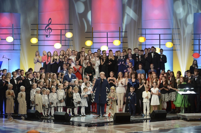 D. Grybauskaitė: daina mus sutelkė ir kovojant dėl laisvės