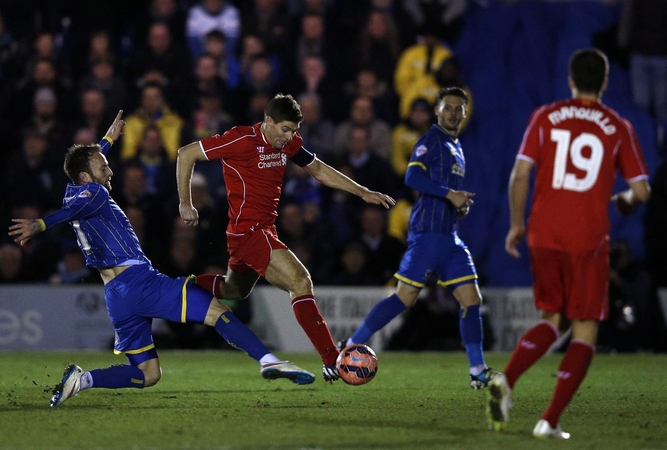 S. Gerrardo vedamas "Liverpool" žengė į kitą FA taurės etapą 