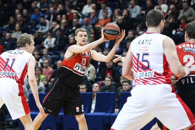 "Lietuvos rytas" su Eurolyga atsisveikino beviltišku pralaimėjimu  "Crvena zvezda" 