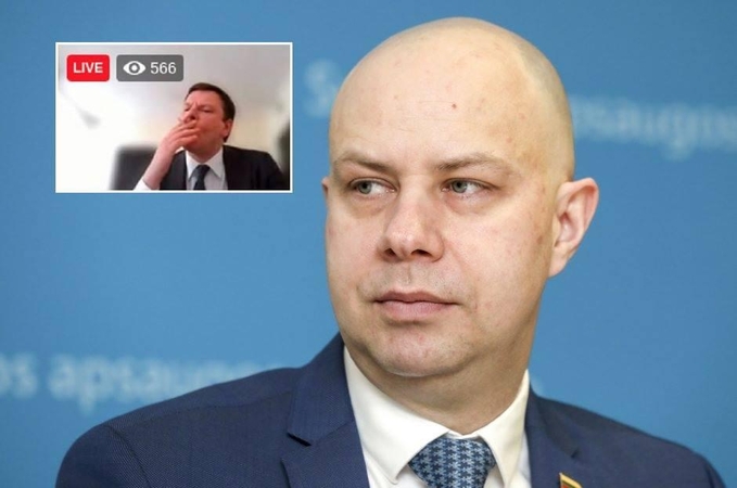 A. Veryga apie reakciją į V. Šapokos rūkymą: man net alaus bokalas iš rankų iškrito!