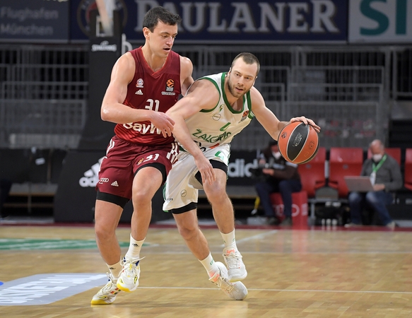 „Žalgiris“ šį sezoną ir antrą kartą nusileido „Bayern“ krepšininkams