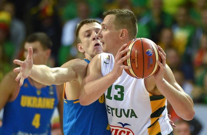Lietuvos krepšininkai Europos čempionato starte išvargo pergalę prieš ukrainiečius