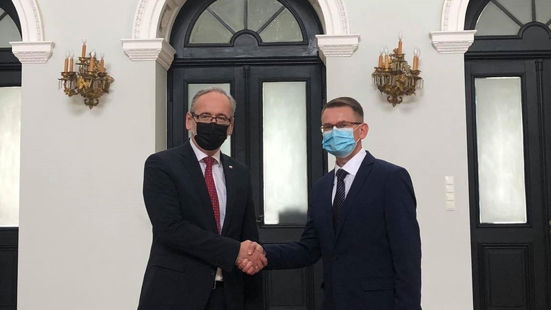 Adamas Niedzielskis ir Arūnas Dulkys