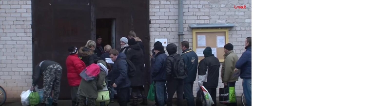Panevėžyje skurstantiems dalijami maisto daviniai