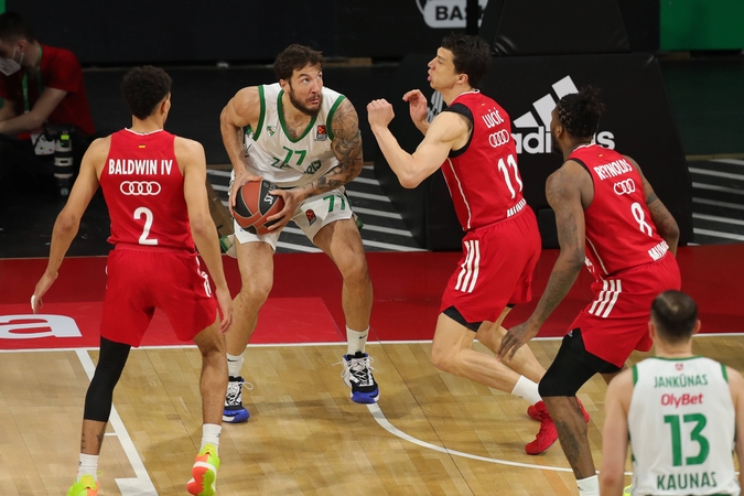 „Žalgiris“ apmaudžiai krito Miunchene