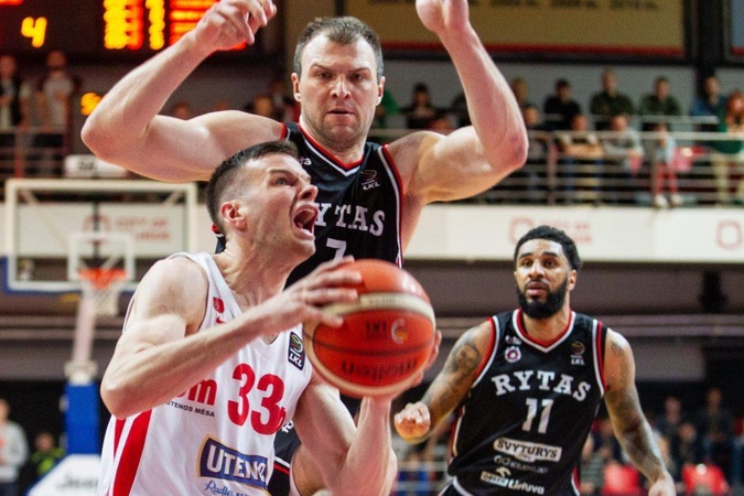 LKL ketvirtfinalis: „Rytas“ krito Utenoje