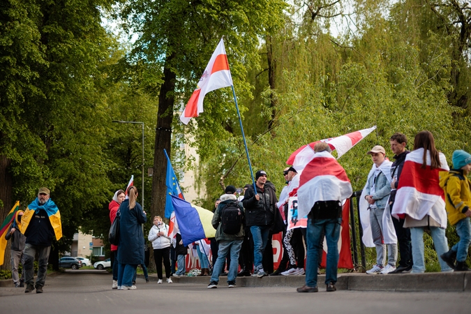 Protestas prieš karą Ukrainoje ir agresiją Baltarusijoje