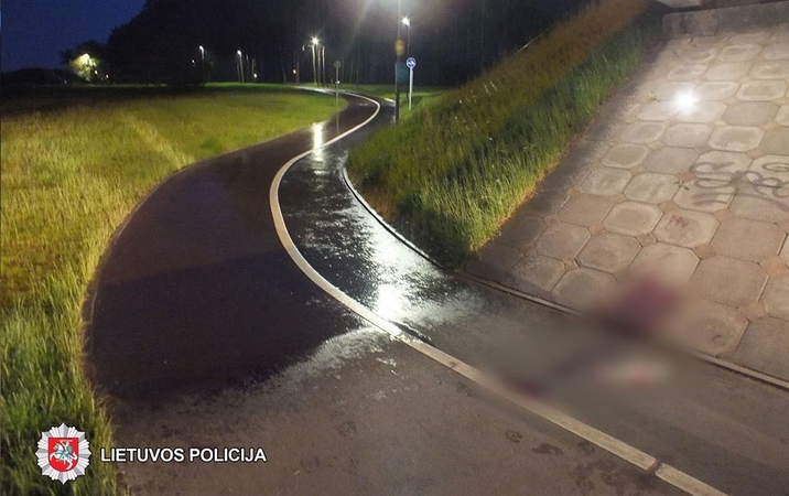 Policija ieško dviratininko, su kuriuo susidūręs mirė paspirtuku važiavęs vyras