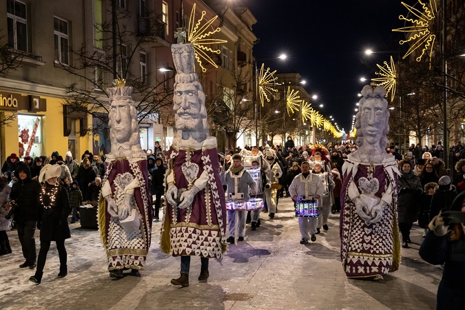 Šiauliuose kalėdinį laikotarpį užbaigė Trijų Karalių eitynės
