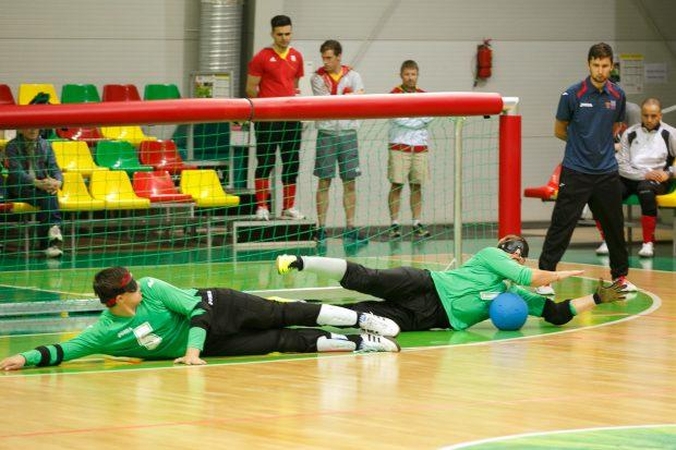 IBSA Europos golbolo čempionate Lietuvos rinktinė įveikė slovėnus