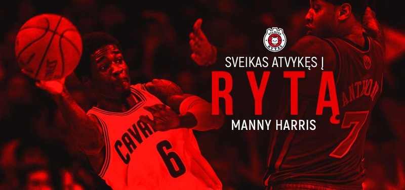 „Rytą“ papildė NBA rungtyniavęs M. Harrisas