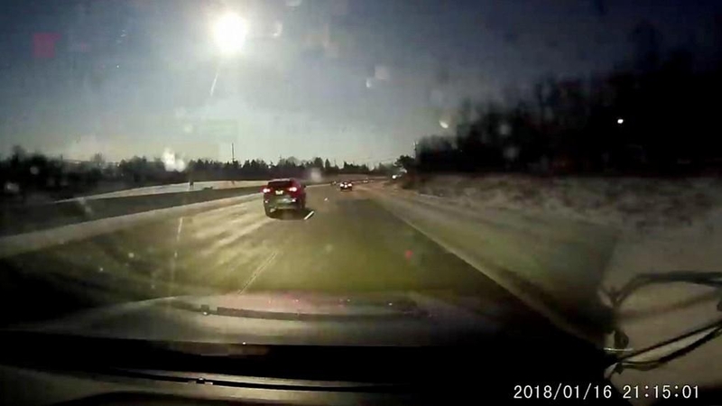 Meteoras ne tik nušvietė Mičigano dangų, bet ir sukėlė žemės drebėjimą