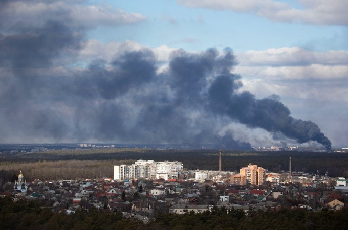 Kaip komerciniai palydovai padeda matyti karą Ukrainoje