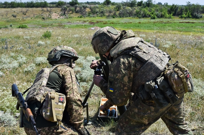 Londonas: iki šiol apmokėme 50 000 Ukrainos karių