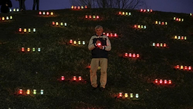 Ukrainoje pagerbiamas Holodomoro aukų atminimas