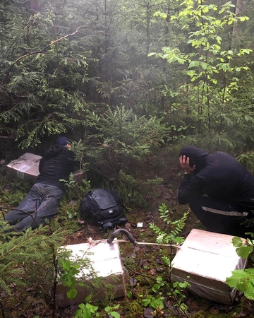 Vokiečių aviganis Varis susekė du kontrabandinių rūkalų nešikus iš Vilniaus 