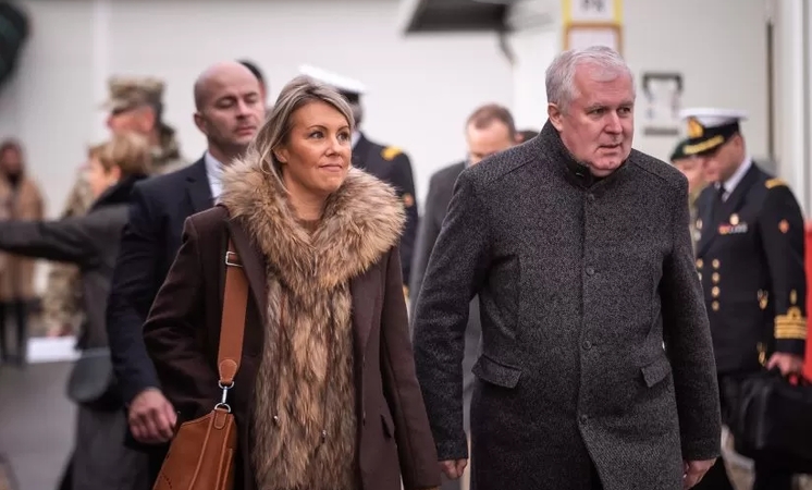 Ludivine Dedonder ir Arvydas Anušauskas