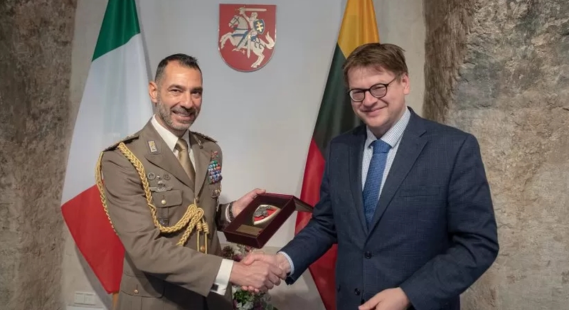  Stefano Cavaliere ir Vaidotas Urbelis