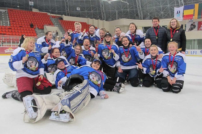 „Hockey Girls“ triumfavo tarptautiniame turnyre Elektrėnuose