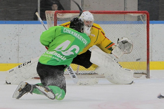 „Kaunas Hockey“ kalendorinius metus baigė pergale prieš „Geležinį Vilką“