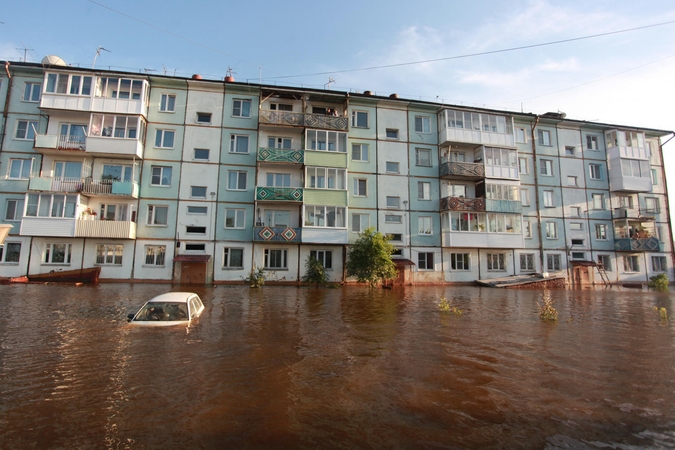 Rusijos Irkutsko sritį nuniokojusių potvynių aukų padaugėjo iki 12