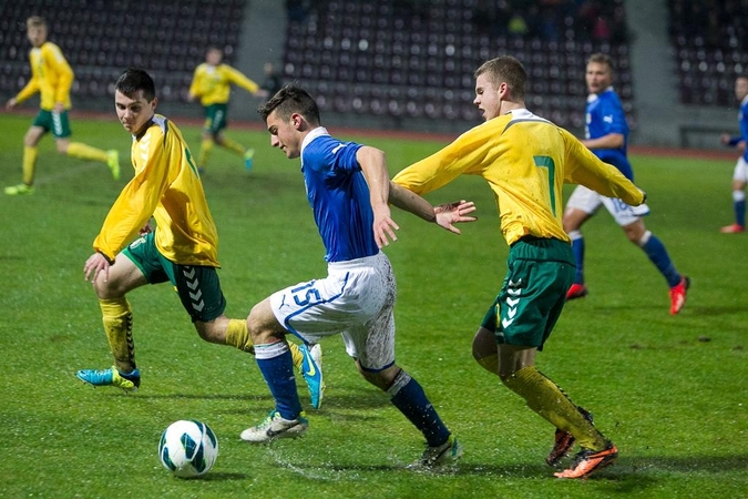 Lietuvos septyniolikmečių futbolo rinktinė sužaidė lygiosiomis su italais