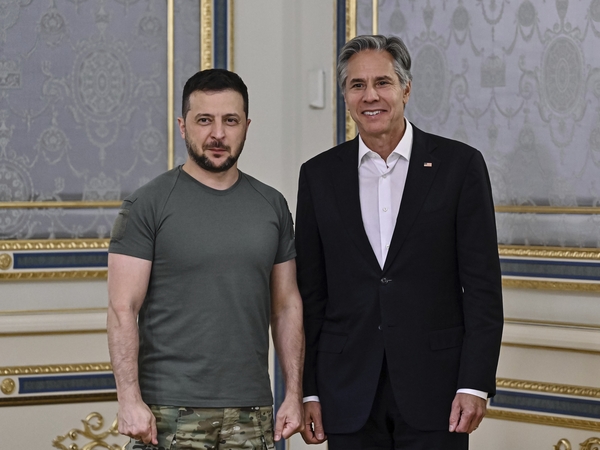 Volodymyras Zelenskis ir Antony Blinkenas