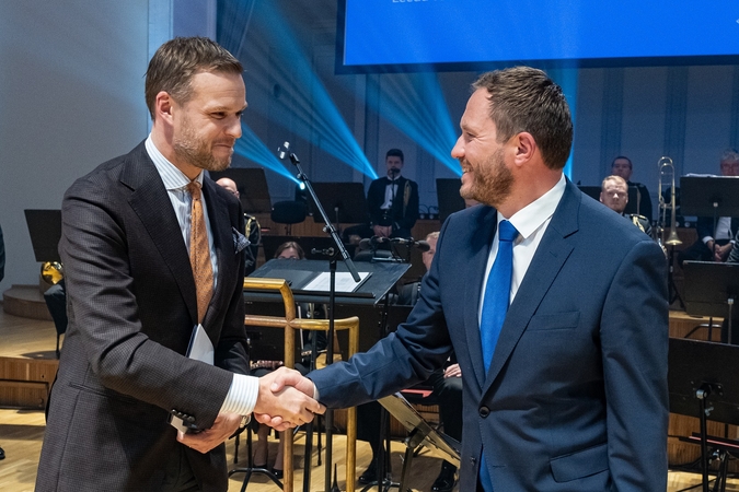 Gabrielius Landsbergis ir Margusas Tsahkna