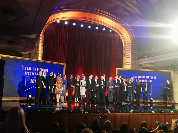Vilniuje įteikti „Globalios Lietuvos“ apdovanojimai