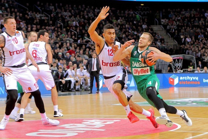 "Žalgiris" šventė pergalę Bamberge, L. Lekavičius sužaidė karjeros rungtynes