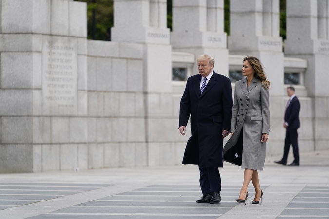 Donaldas Trumpas ir Melania Trump