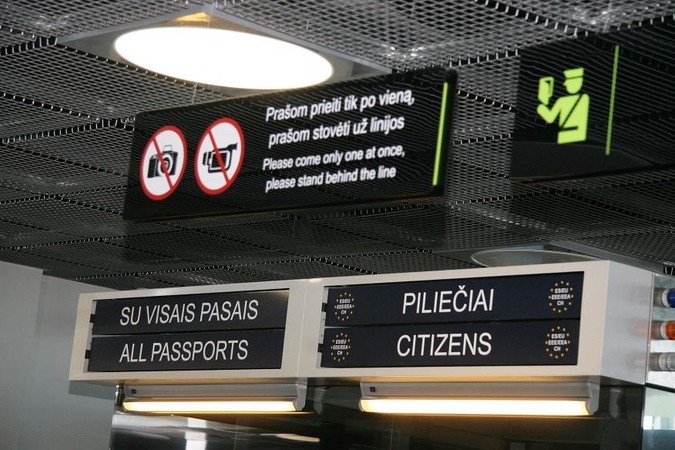 Kauno oro uoste sulaikytas nusikaltimu Lietuvoje įtariamas Latvijos pilietis
