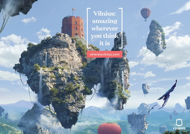 Pristatyti Vilniui užsienyje sukurta nauja reklamos kampanija