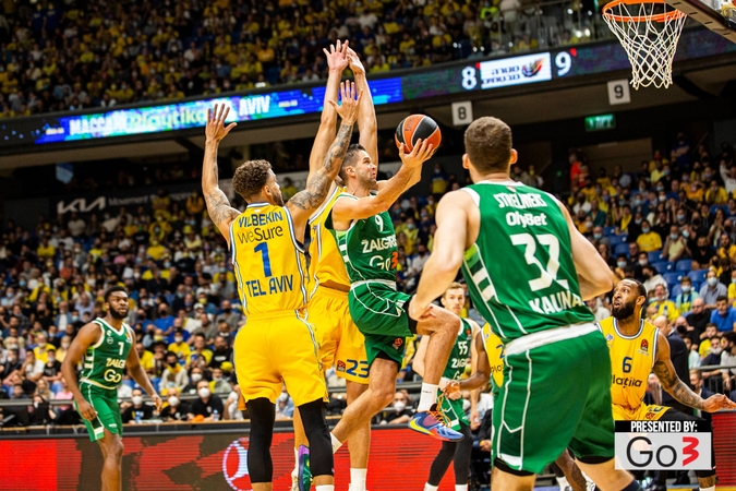 „Žalgiris“ Izraelyje pratęsė pralaimėjimų seriją