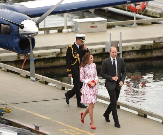 Princas Williamas su žmona apsilankė Vankuveryje