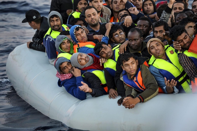 Viduržemio jūroje per dvi paras galėjo nuskęsti 240 migrantų