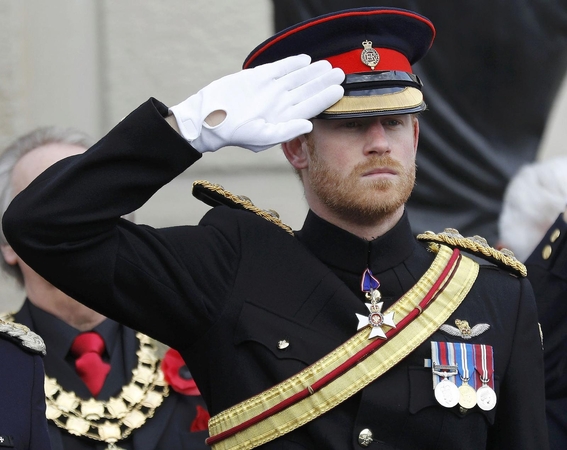 Prancūzijos prezidentas ir britų princas Harry paminėjo Paliaubų dieną